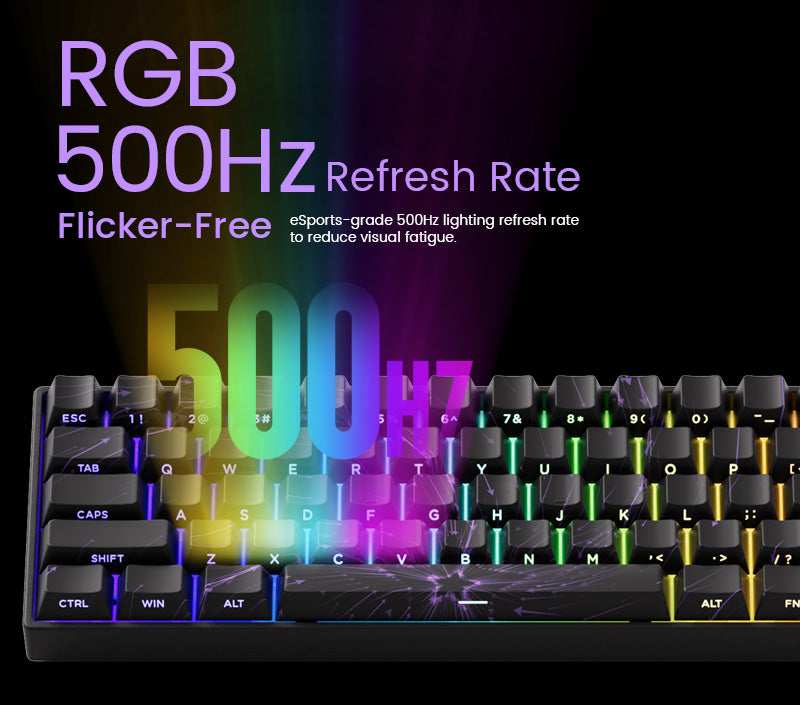 Akko MonsGeek FUN60 Teclado Gamer 60 Porcento Interruptor Magnético Gatilho 0.01mm