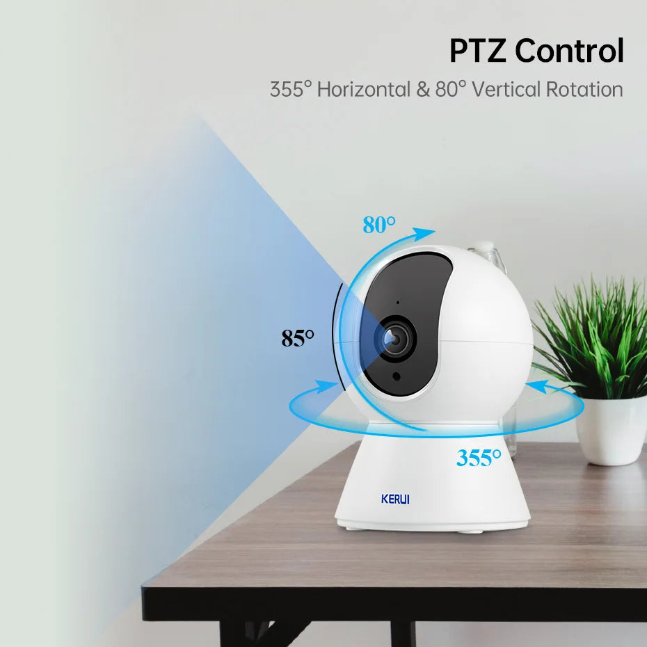 Câmera de Segurança WiFi Tuya 5MP 8MP 4K com Função de Rastreamento Automático