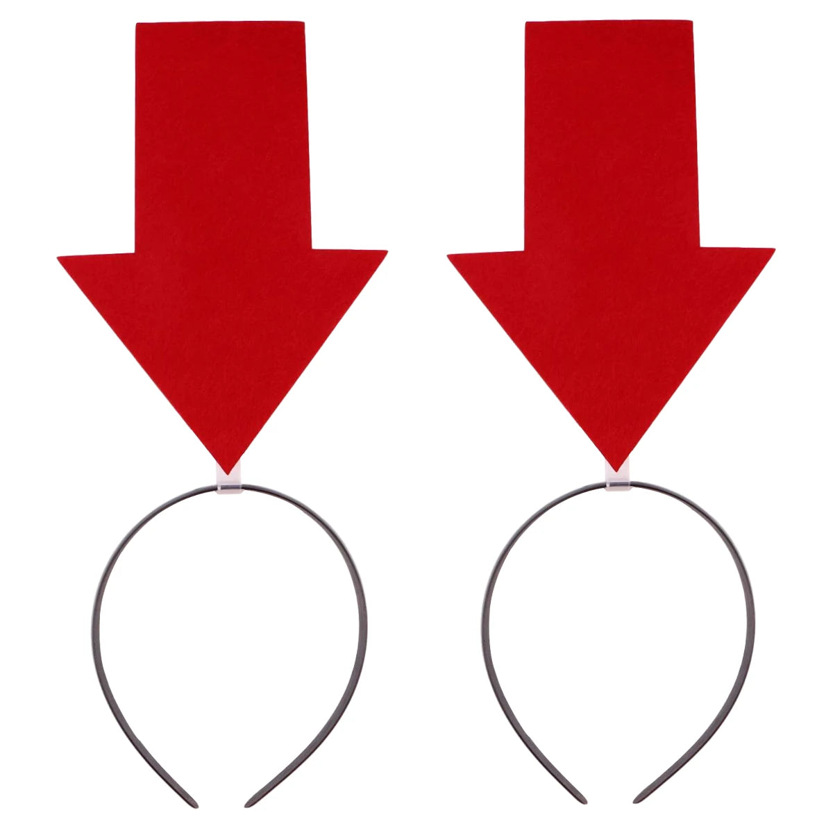 2 Peças Faixa de Cabelo com Arco em Forma de Flecha Acessório Engraçado para Festa