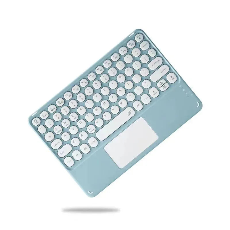 Teclado Recarregável Bluetooth 10 Polegadas Espanhol Inglês Para Tablet e Notebook