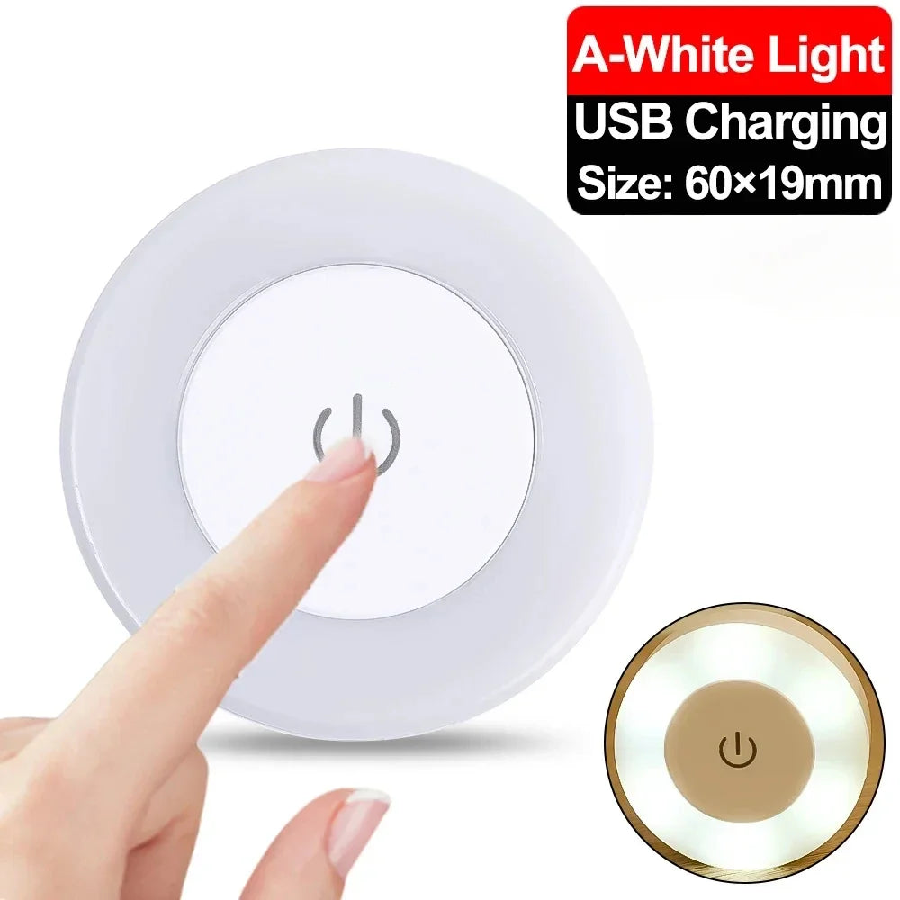 Luz Noturna Recarregável para Ambientes Internos Decoração Charmosa e Iluminação Suave