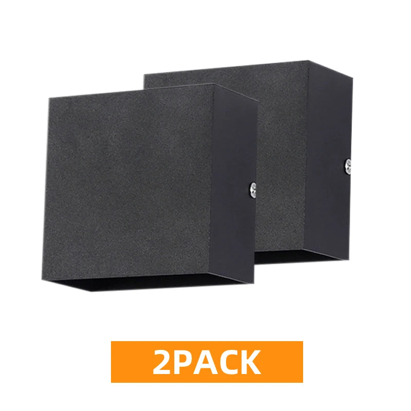 Lâmpadas de Parede LED 2Pack 6W Luz Branca para Decoração de Interiores Sala, Corredor e Quarto