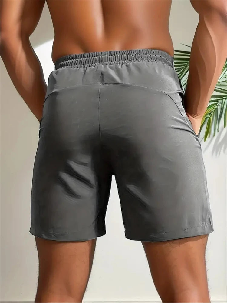 Shorts Masculinos UETEEY Fitness Esporte Academia Secagem Rápida Leve e Confortável