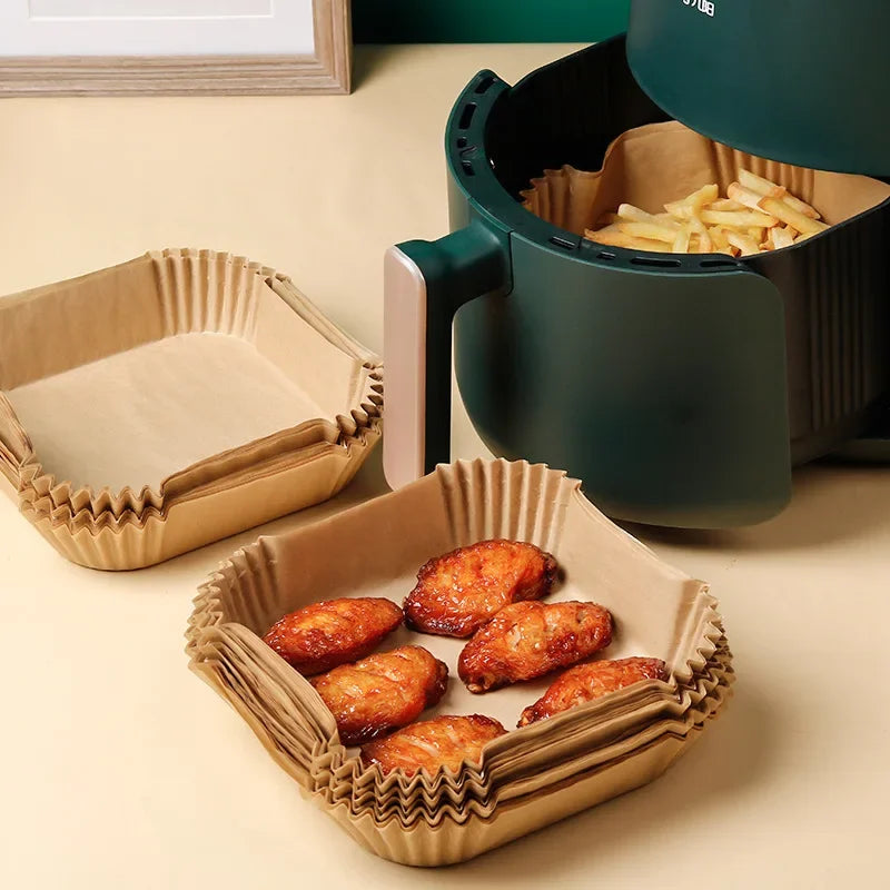 Tapete de Papel para Airfryer Forno e Churrasqueira Prático e Sem Sujeira