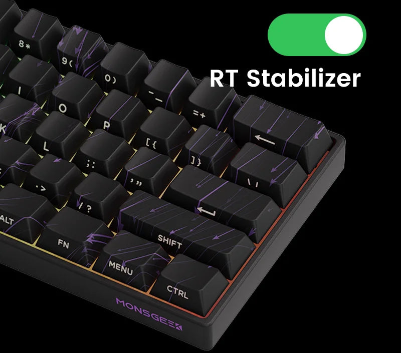 Akko MonsGeek FUN60 Teclado Gamer 60 Porcento Interruptor Magnético Gatilho 0.01mm