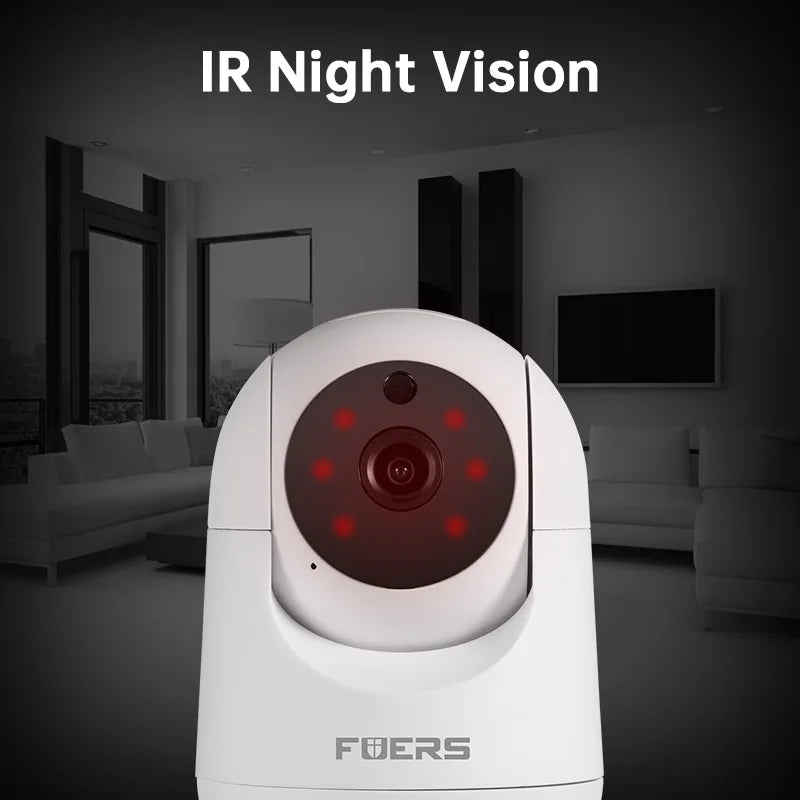 Câmera WiFi 4K 8MP Tuya Smart com Rastreamento Automático e Visão Noturna para Segurança Residencial