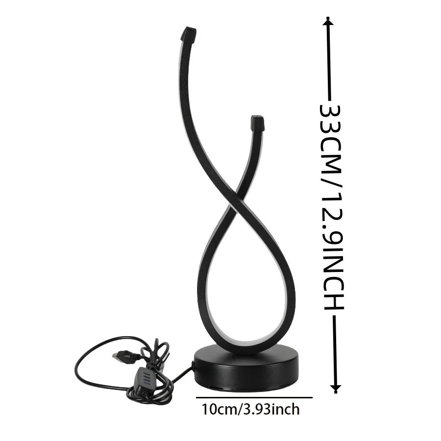 Luminária Criativa LED para Mesa Ideal para Decoração de Quarto e Ambientes Charmosos