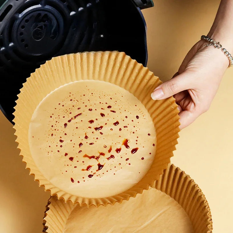 Tapete de Papel para Airfryer Forno e Churrasqueira Prático e Sem Sujeira