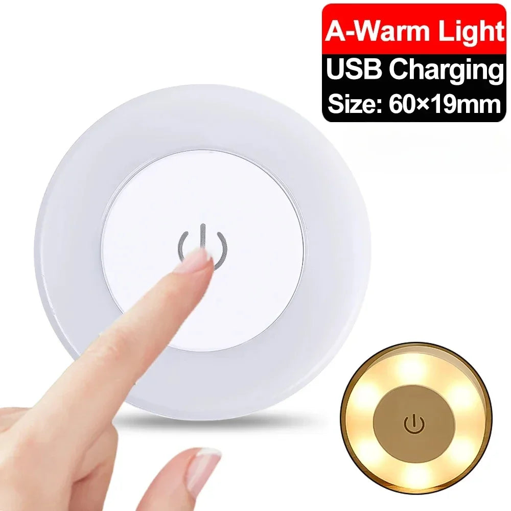 Luz Noturna Recarregável para Ambientes Internos Decoração Charmosa e Iluminação Suave