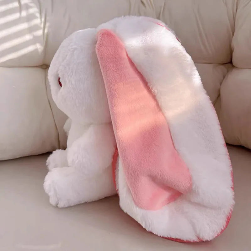 Boneco de Pelúcia Coelho Fofo 25 cm com Forma de Morango e Cenoura