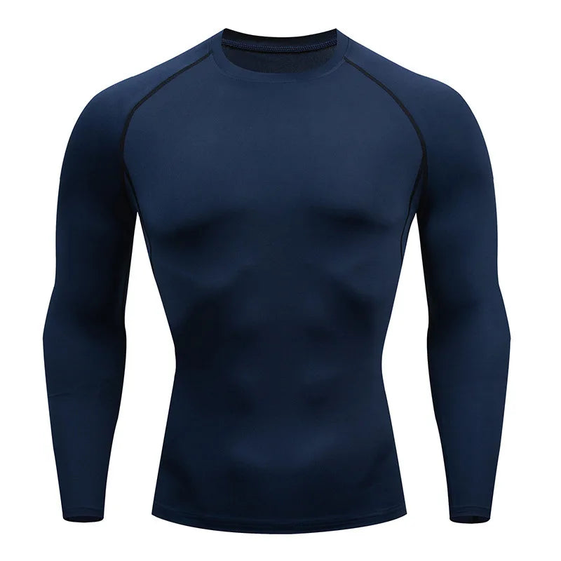 Camiseta Masculina de Compressão Bat Man Treino ao Ar Livre Corrida e Academia