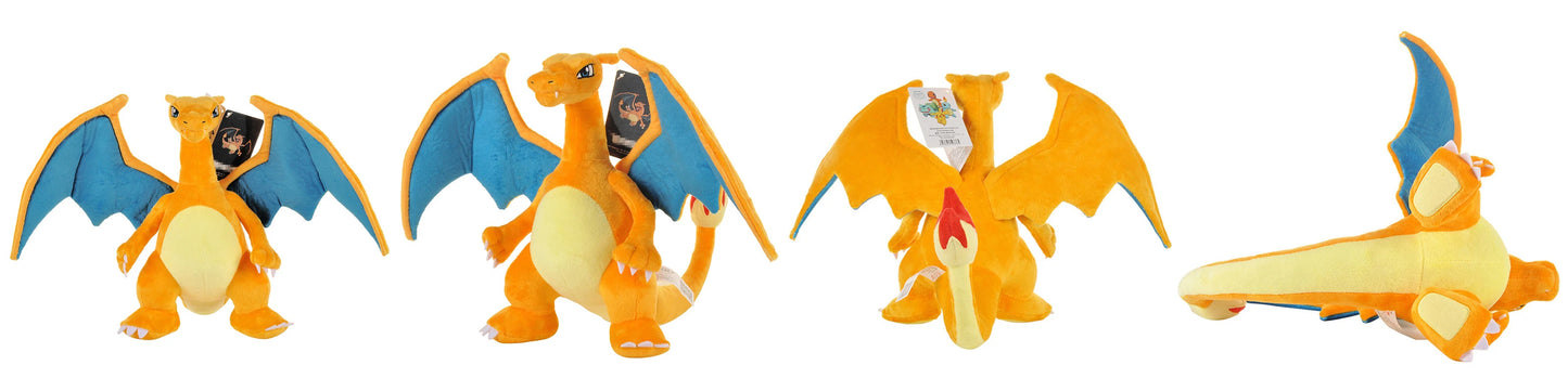 Pelúcia Pokémon de Alta Qualidade com Etiqueta Pikachu Charmander Squirtle Bulbasaur