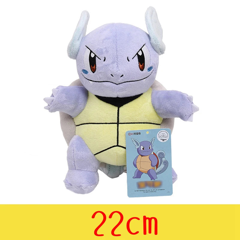 Pelúcia Pokémon de Alta Qualidade com Etiqueta Pikachu Charmander Squirtle Bulbasaur