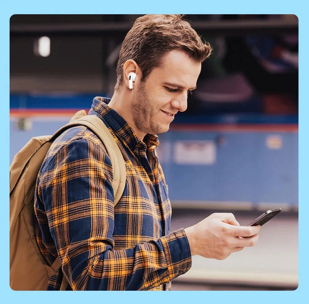 Fones Sem Fio Air Pro Bluetooth com Redução de Ruído para Android e iPhone