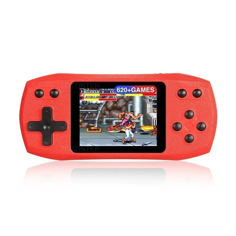 Mini Console Portátil Retrô 620 Jogos Clássicos com Tela 2.4 Polegadas e Saída AV