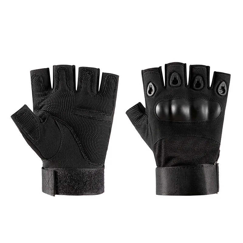 Luvas de Combate Meio Dedo e Inteiras Equipamento de Proteção para Airsoft e Esportes