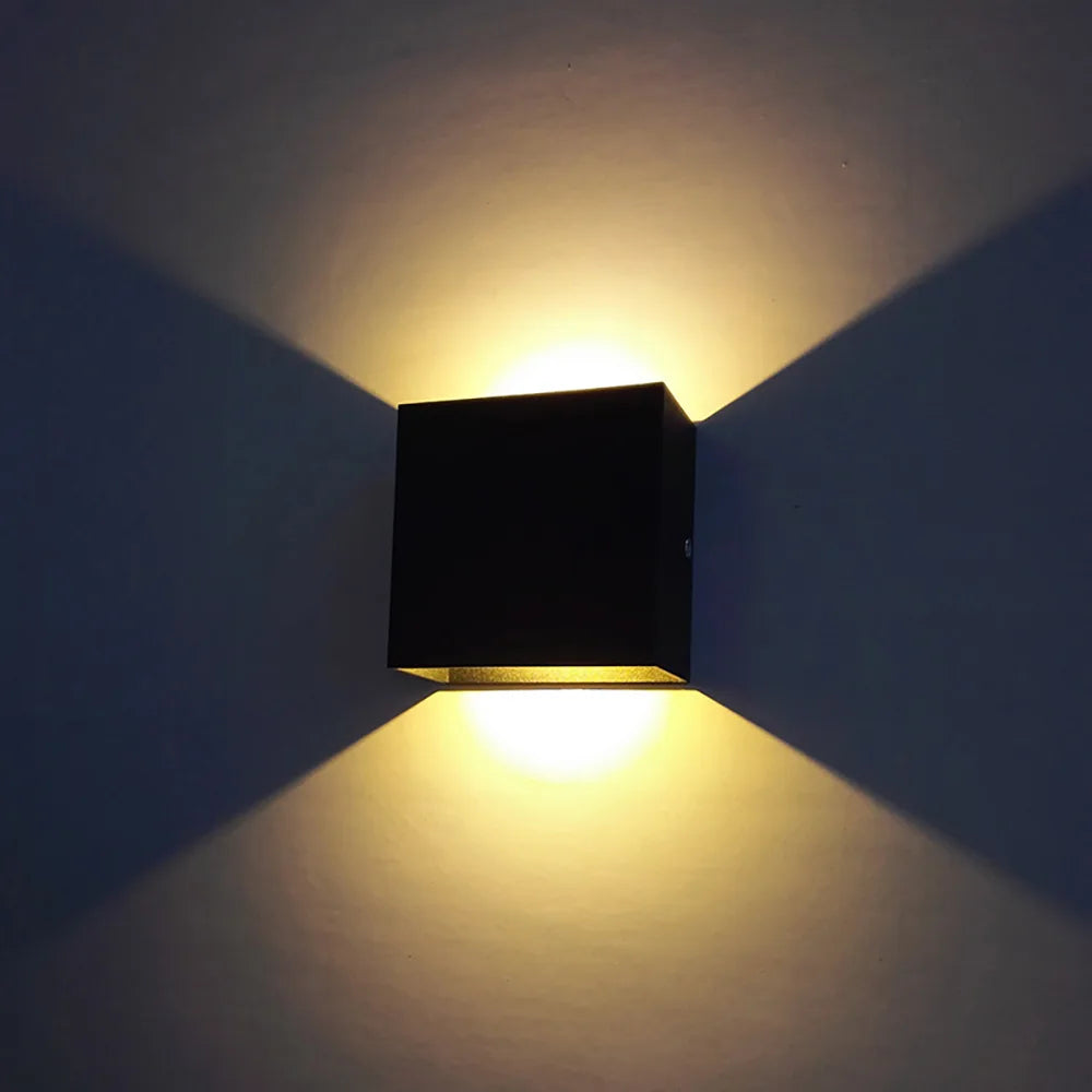 Lâmpadas de Parede LED 2Pack 6W Luz Branca para Decoração de Interiores Sala, Corredor e Quarto