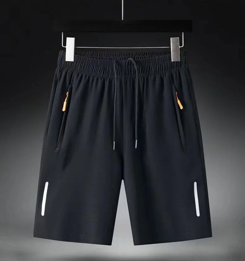 Short Masculino Esportivo Ice Silk Confortável Fresco Ideal para Praia, Treino e Dia a Dia