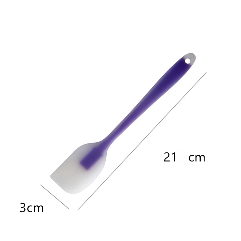 Espátula de Cozinha Integrada em Silicone Alta Temperatura Ideal para Confeitaria