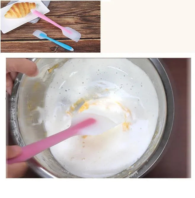 Espátula de Cozinha Integrada em Silicone Alta Temperatura Ideal para Confeitaria