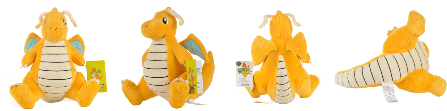 Pelúcia Pokémon de Alta Qualidade com Etiqueta Pikachu Charmander Squirtle Bulbasaur
