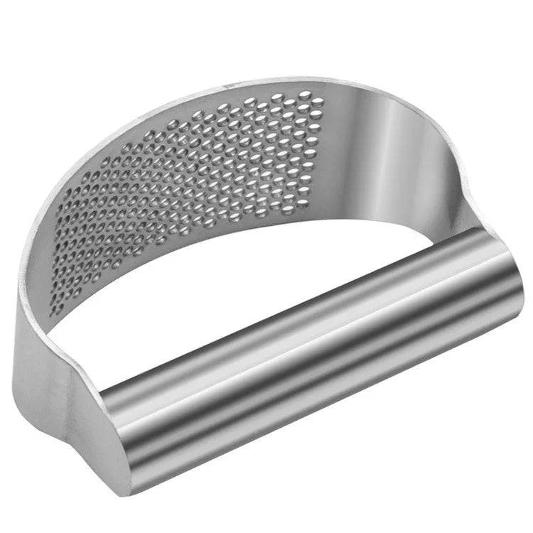 Picador Manual de Aço Inox Ideal para Alho Frutas e Legumes