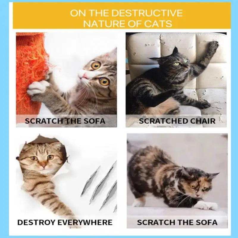 Fita Adesiva Anti Riscos para Gatos Protetor de Móveis Sofás e Treinamento Pet