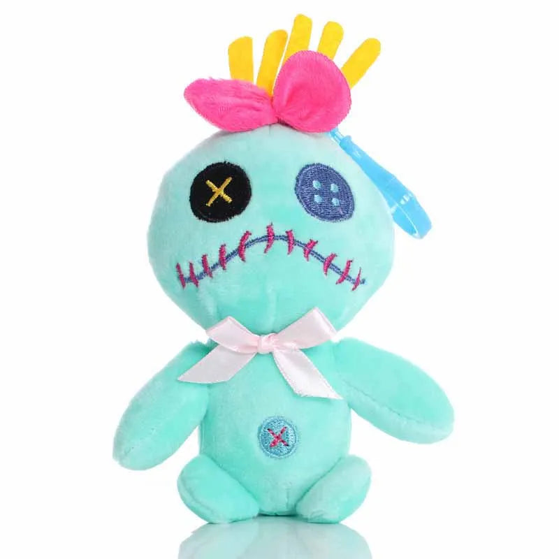 titch de Pelúcia Azul Rosa Brinquedo de Desenho Animado