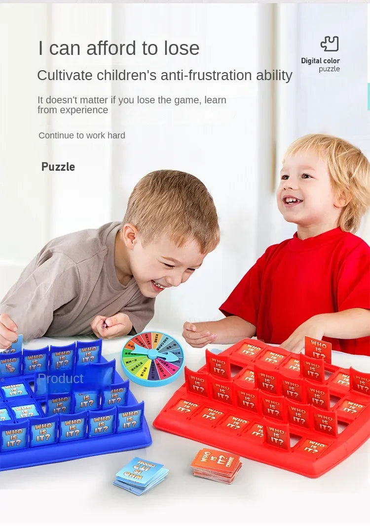 Adivinhe Quem Eu Sou Jogo Infantil com Tabuleiro para Raciocínio Lógico e Diversão em Família