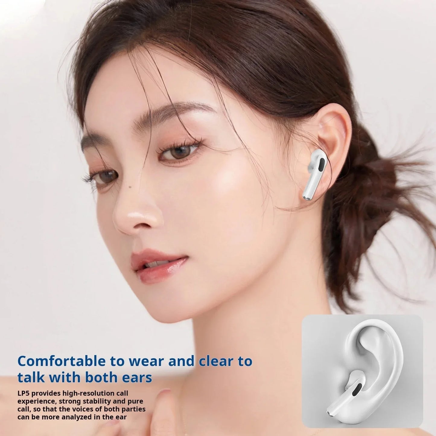 Fones Sem Fio Air Pro Bluetooth com Redução de Ruído para Android e iPhone