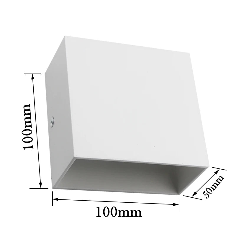 Lâmpadas de Parede LED 2Pack 6W Luz Branca para Decoração de Interiores Sala, Corredor e Quarto