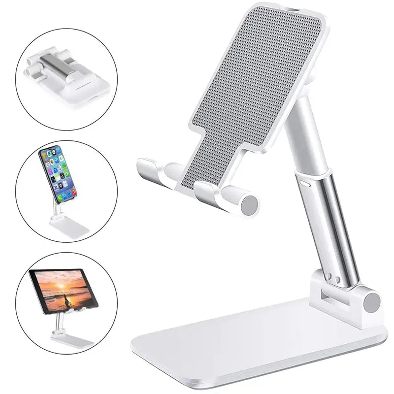 Suporte de mesa para celular, ajustável para iPhone, iPad, Xiaomi, tablet, mesa. Suporte universal para celular