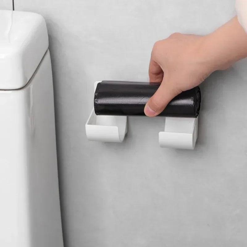 Suporte para Sacos de Lixo de 2 ou 6 Peças, Montagem na Parede, Organizador e Dispensador Prático para prateleiras de cozinha