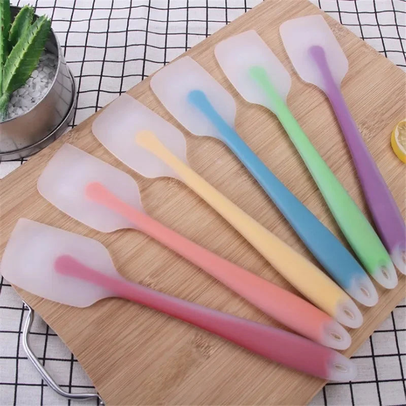 Espátula de Cozinha Integrada em Silicone Alta Temperatura Ideal para Confeitaria