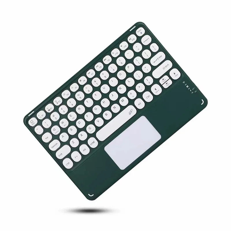 Teclado Recarregável Bluetooth 10 Polegadas Espanhol Inglês Para Tablet e Notebook