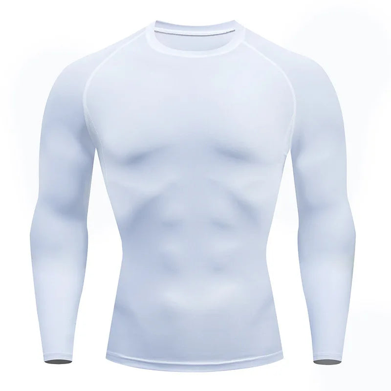 Camiseta Masculina de Compressão Bat Man Treino ao Ar Livre Corrida e Academia