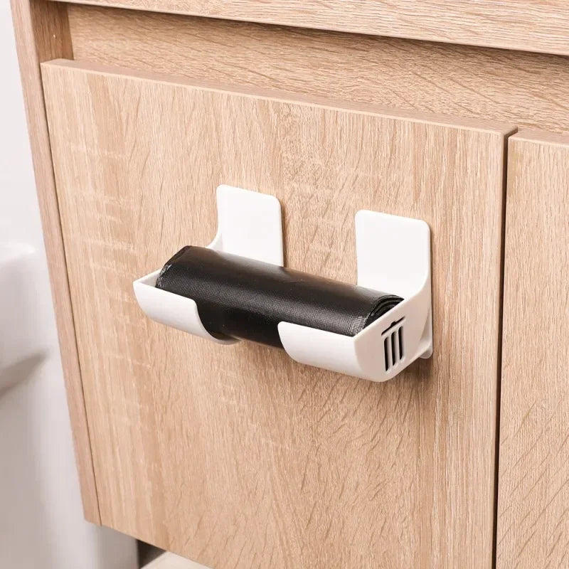 Suporte para Sacos de Lixo de 2 ou 6 Peças, Montagem na Parede, Organizador e Dispensador Prático para prateleiras de cozinha