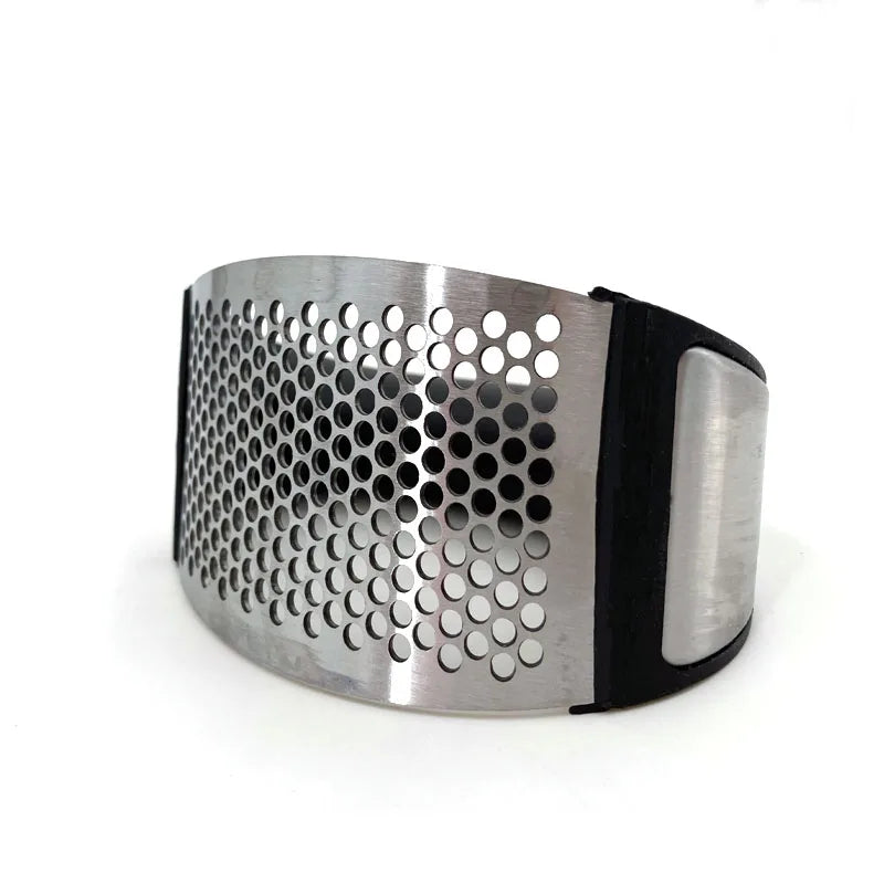 Picador Manual de Aço Inox Ideal para Alho Frutas e Legumes