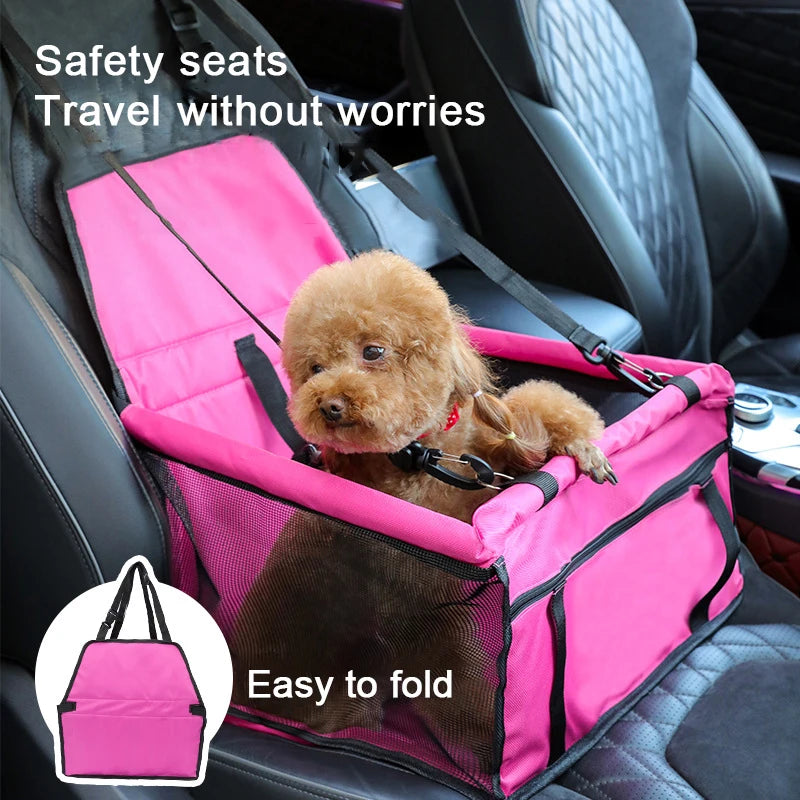Capa de Assento de Carro Dobrável para Animais de Estimação Viagem Confortável