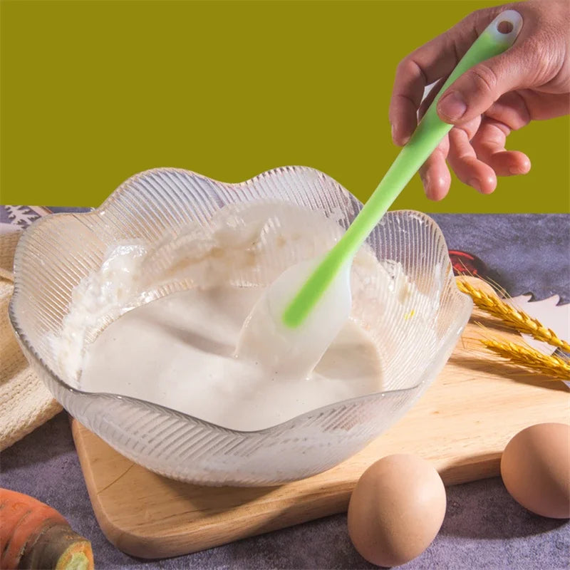 Espátula de Cozinha Integrada em Silicone Alta Temperatura Ideal para Confeitaria