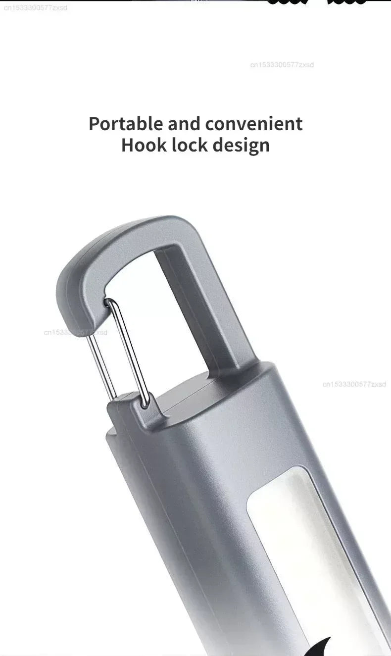 Lanterna Portátil Xiaomi com Foco Variável Luzes Laterais e Bateria Recarregável Ideal para Uso Externo