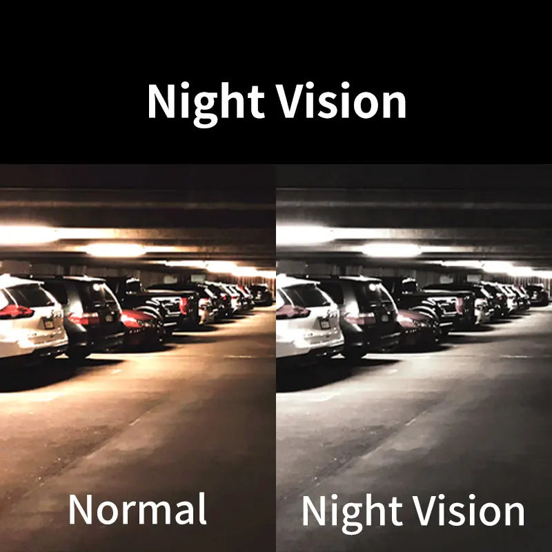 Câmera de Estacionamento Hippcron CCD com Visão Noturna e 4 LEDs à Prova d'Água