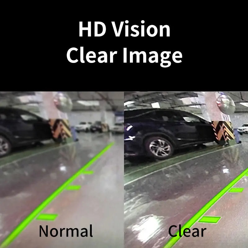 Câmera de Estacionamento Hippcron CCD com Visão Noturna e 4 LEDs à Prova d'Água