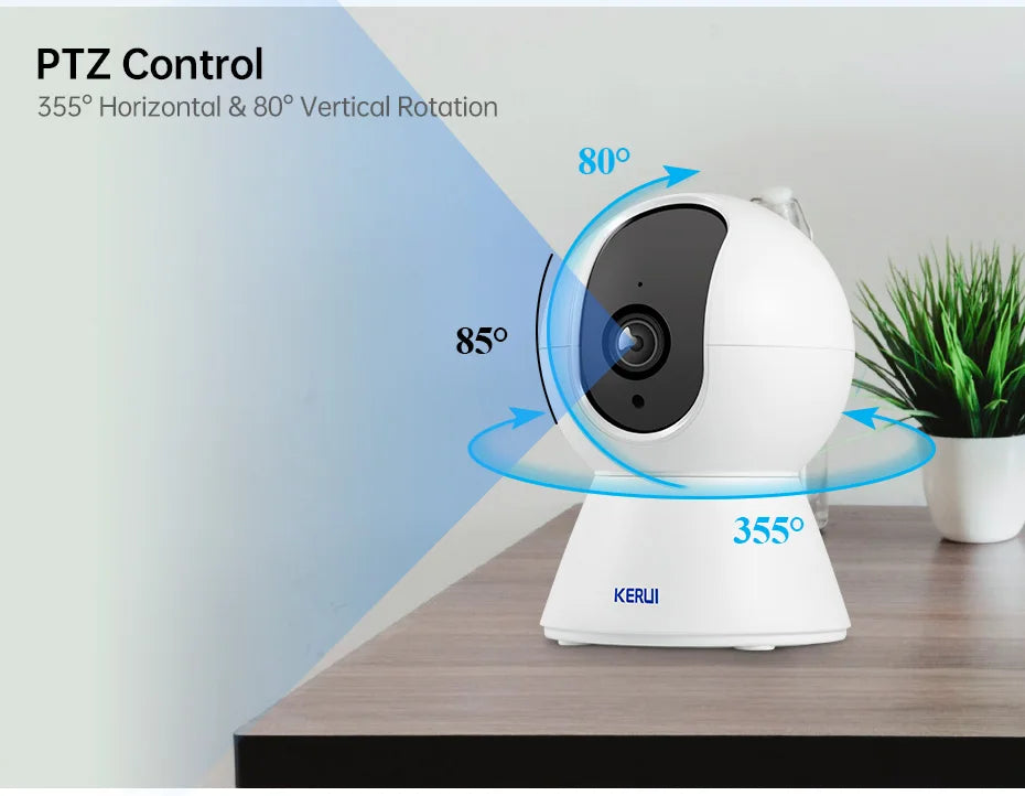 Câmera de Segurança WiFi Tuya 5MP 8MP 4K com Função de Rastreamento Automático
