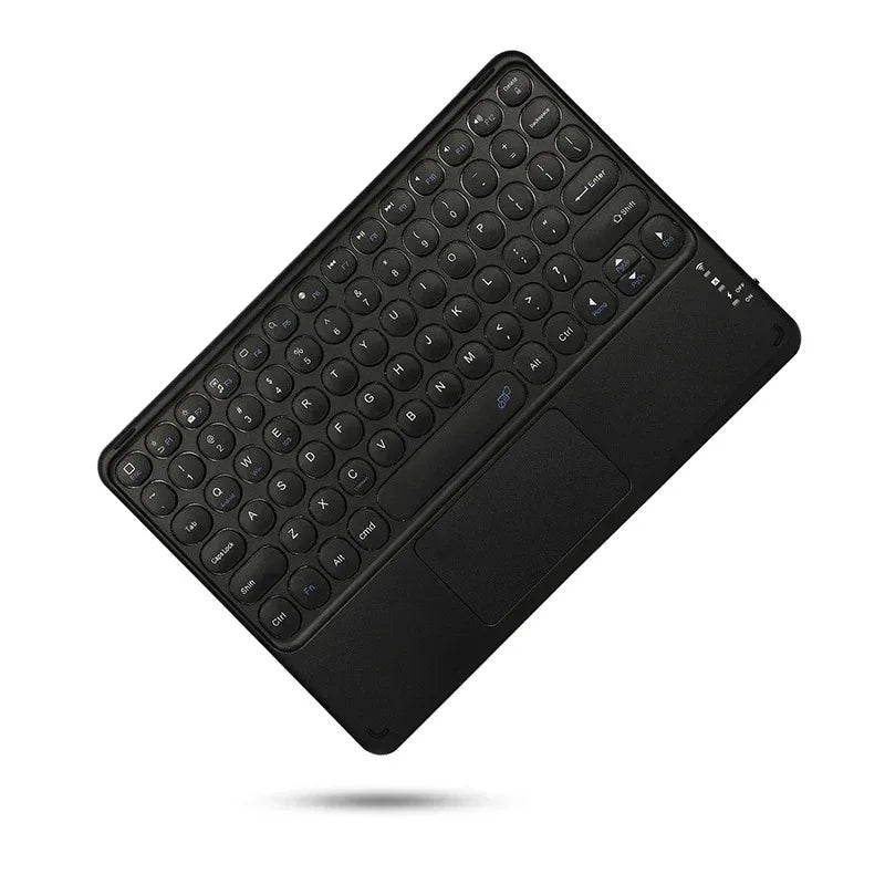 Teclado Recarregável Bluetooth 10 Polegadas Espanhol Inglês Para Tablet e Notebook