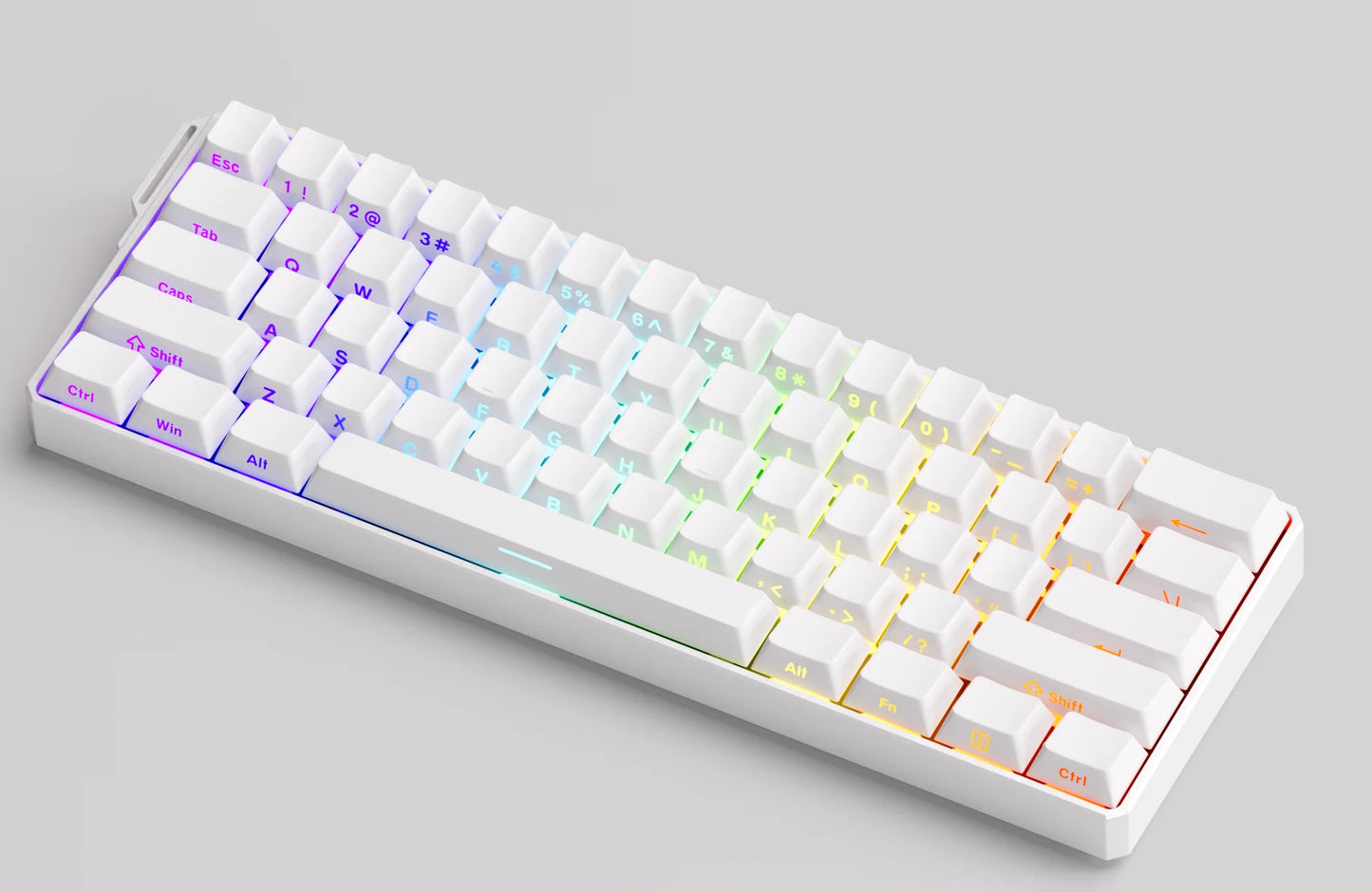 Akko MonsGeek FUN60 Teclado Gamer 60 Porcento Interruptor Magnético Gatilho 0.01mm