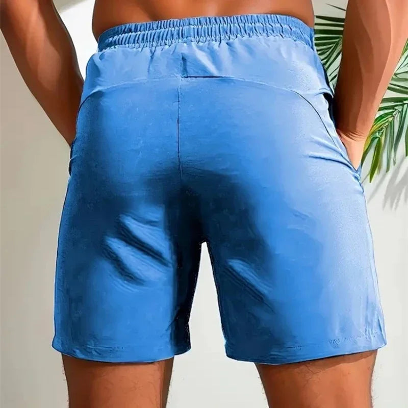 Shorts Masculinos UETEEY Fitness Esporte Academia Secagem Rápida Leve e Confortável