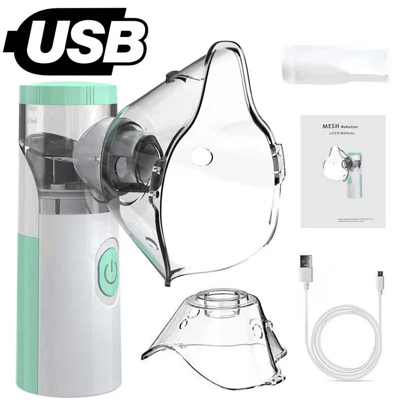 Nebulizador silencioso portátil Nebulizer. Nebulização sem barulho e sem estresse.