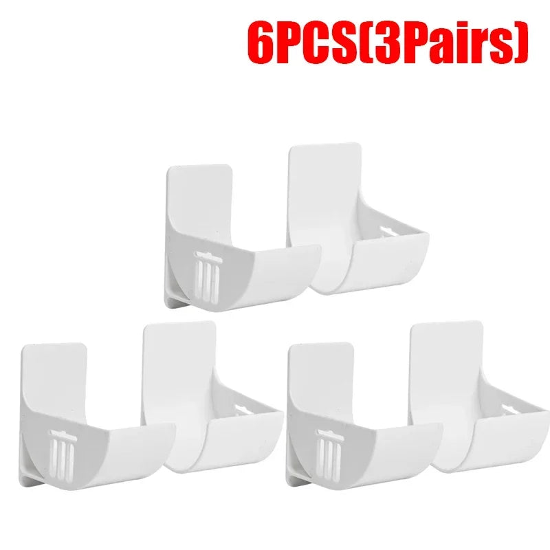 Suporte para Sacos de Lixo de 2 ou 6 Peças, Montagem na Parede, Organizador e Dispensador Prático para prateleiras de cozinha