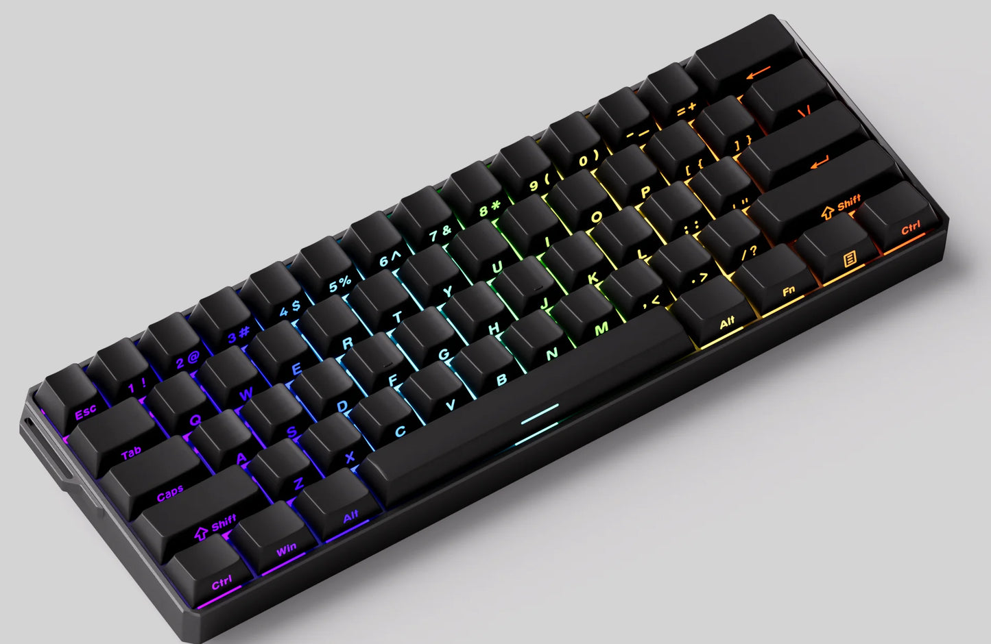 Akko MonsGeek FUN60 Teclado Gamer 60 Porcento Interruptor Magnético Gatilho 0.01mm